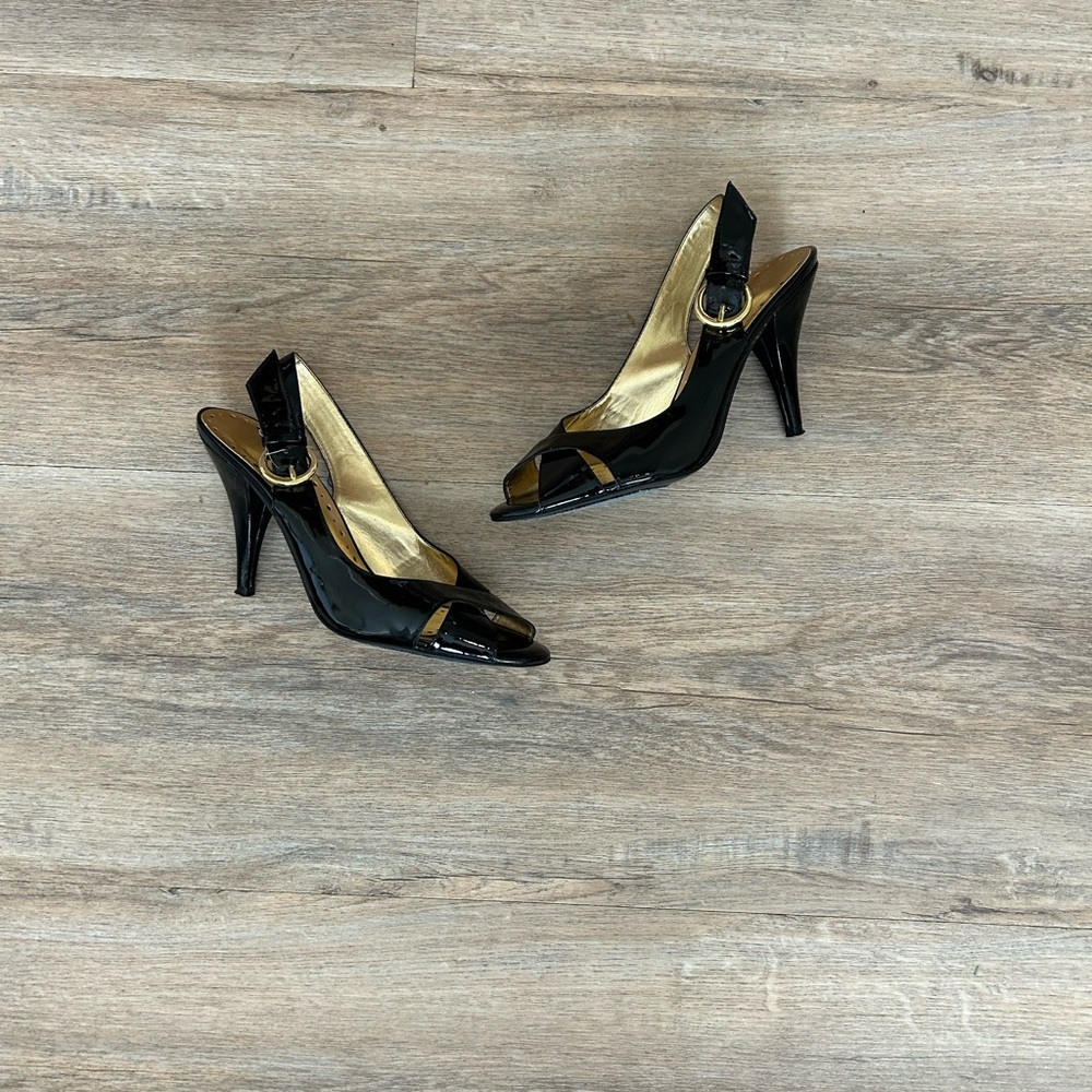 BCBGirls Black Slingback Heels